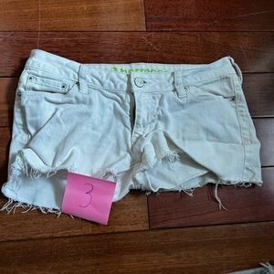 White shorts!